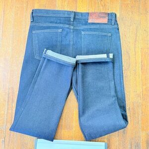 Naked & Famous “Weird Guy” size 33 Nightshade Stretch Selvedge Denim
